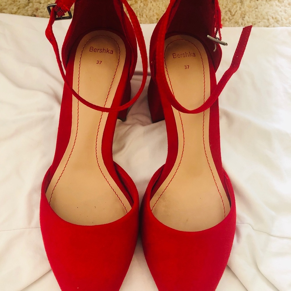 Red sandals